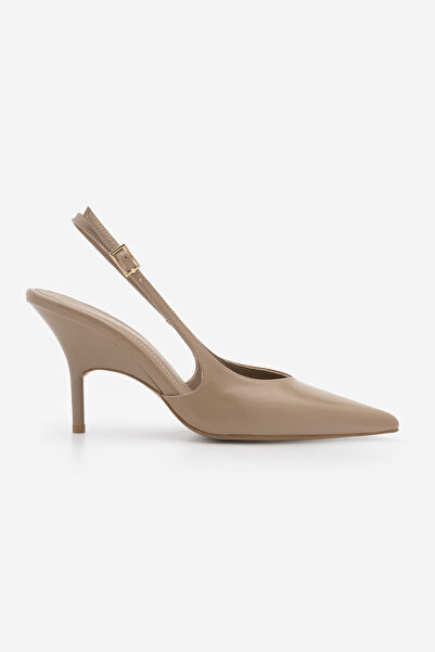 Marjin Γυναικεία παπούτσια στιλέτο με μυτερή μύτη, ρυθμιζόμενη πόρπη, ανοιχτά...