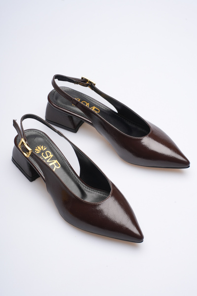 tayyarshoes Pantofi cu toc pentru femei Nayo din piele lacuita 3 cm