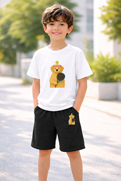 LORVEX Σετ μπλουζάκι και σορτς για αγόρια και κορίτσια, 100% βαμβάκι, καλοκαι...