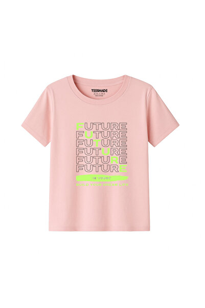 Yoo Street Future Is Today T-Shirt for Unisex Kids – 100% Cotton Multiple Col...