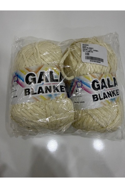 SÜSLÜTASARIM Himalaya gala kadife ip (500 gram) krem