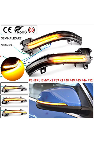 CerCip Динамични мигачи за огледала BMW X2 F39, X1 F48 F49, Серия 2 F45 F46, ...