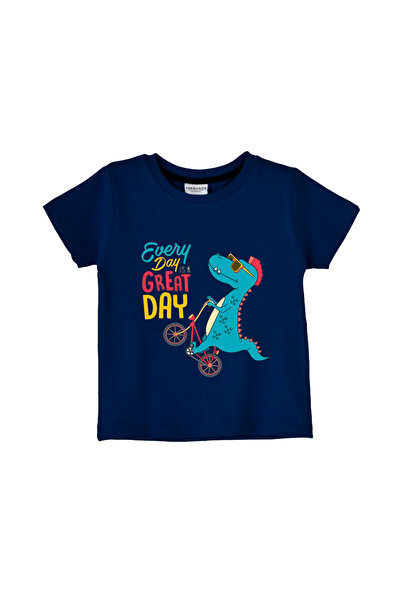 Yoo Street Every Day Is A Great Day T-Shirt for Unisex Kids – 100% Cotton Mul...