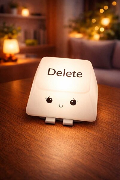 sofun Delete Tuşu Tasarımlı Sevimli LED Gece Lambası