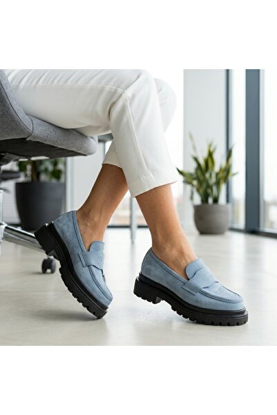 Cameleon Γυναικεία μπλε μοκασίνια