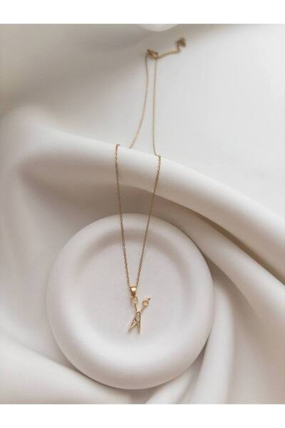Minne Jewelry-Accessory Scissors Necklace - Steel Scissors Necklace - Gold Color Scissors Necklace