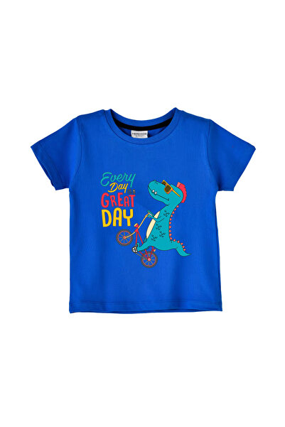 Yoo Street Every Day Is A Great Day T-Shirt for Unisex Kids – 100% Cotton Mul...