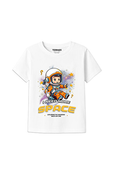 Yoo Street I Need More Space T-Shirt for Unisex Kids – 100% Cotton Multiple C...