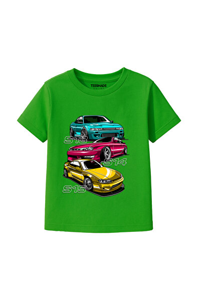Yoo Street Cars Gt T-Shirt for Unisex Kids – 100% Cotton Multiple Colors – Si...