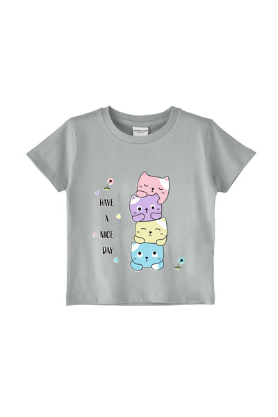 Yoo Street Have A Nice Day T-Shirt for Unisex Kids – 100% Cotton Multiple Col...