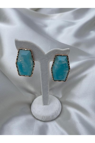 bag and shine Marea Turquoise Stone Sea Breeze Steel Earrings