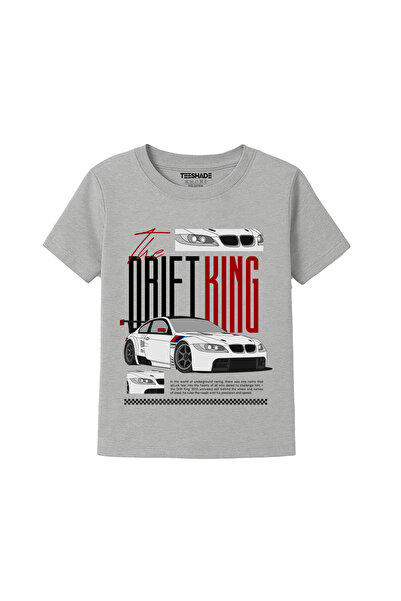 Yoo Street Street King Cars T-Shirt for Unisex Kids – 100% Cotton Multiple Co...