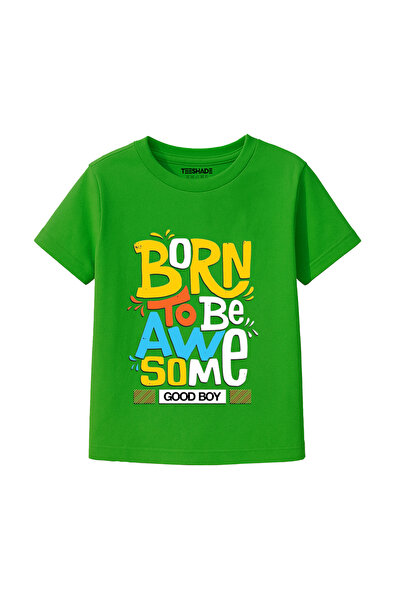 Yoo Street Born To Be Awesome T-Shirt for Unisex Kids – 100% Cotton Multiple ...