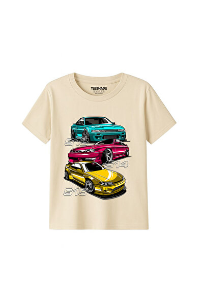 Yoo Street Cars Gt T-Shirt for Unisex Kids – 100% Cotton Multiple Colors – Si...