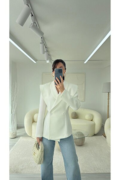 LUUNA STORE White Design Jacket