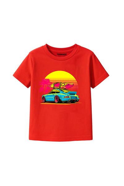 Yoo Street Tokyo Cars T-Shirt for Unisex Kids – 100% Cotton Multiple Colors –...
