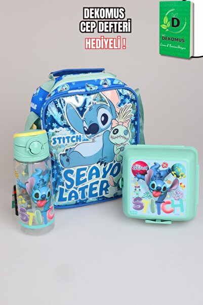 Stitch x Dekomus Αδειοδοτημένο "Iconic Blue Collection" Κουτί φαγητού με θερμ...
