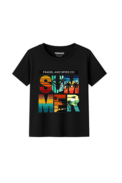 Yoo Street Summer T-Shirt for Unisex Kids – 100% Cotton Multiple Colors – Siz...