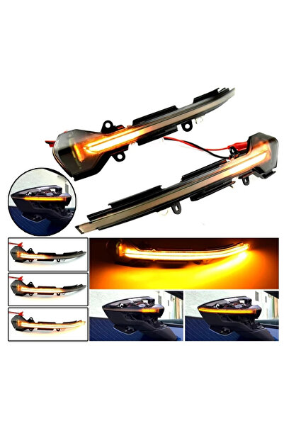 CerCip Δυναμικοί Φλας Καθρέπτη SEAT Leon MK3 2013-2019, Ibiza MK5 2017-2019, ...