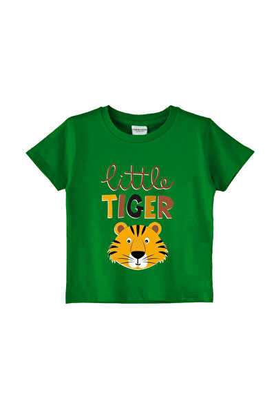 Yoo Street Cute Little Tiger T-Shirt for Unisex Kids – 100% Cotton Multiple C...