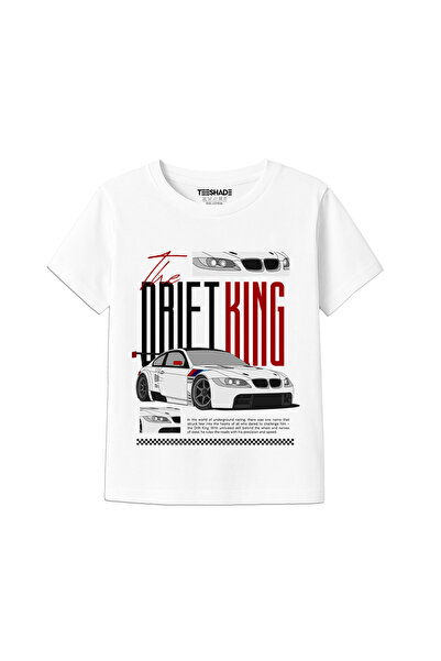 Yoo Street Street King Cars T-Shirt for Unisex Kids – 100% Cotton Multiple Co...