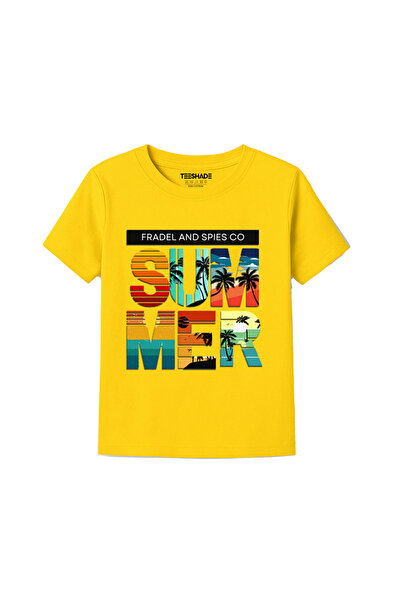 Yoo Street Summer T-Shirt for Unisex Kids – 100% Cotton Multiple Colors – Siz...