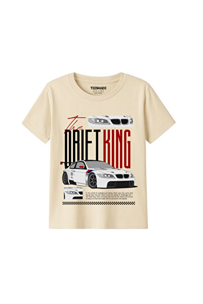 Yoo Street Street King Cars T-Shirt for Unisex Kids – 100% Cotton Multiple Co...