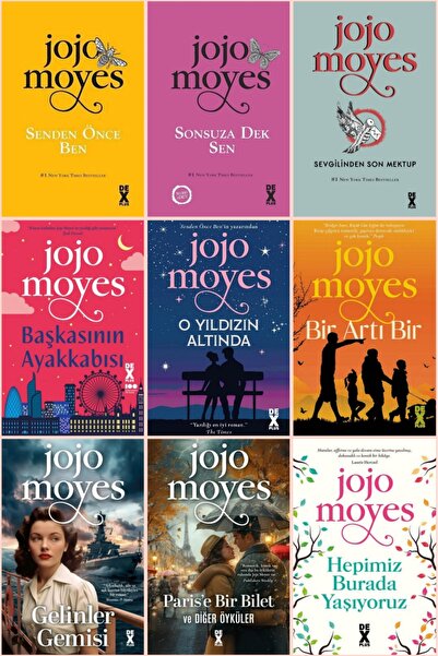 Dex Yayınevi Jojo Moyes - Hepimiz Burada Yaşıyoruz - Paris'e Bir Bilet - Geli...