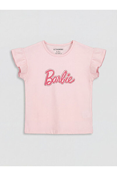 LC Waikiki Sparkling Choices from Shining Store Zero Roba Collar Barbie Print...