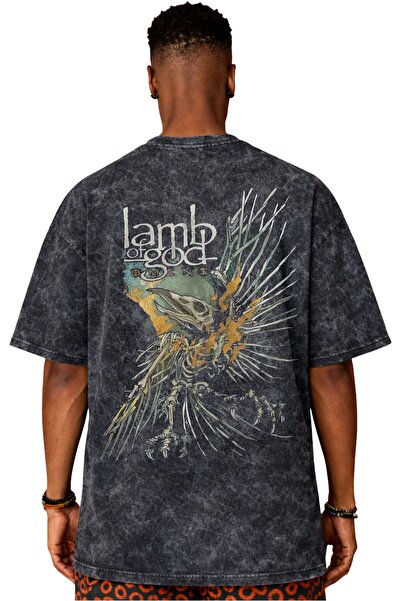 SEVBANO Σχεδιασμός Lamb Of God Rock Metal Music Band Μπλουζάκι με στάμπα στην...