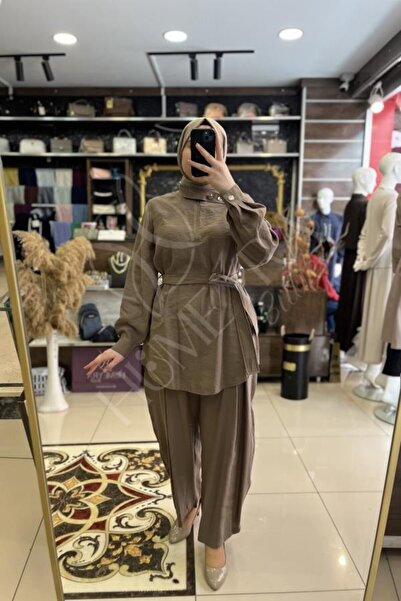 MASCARA Önü Fermuarlı Yaka Düğmeli Tunik
