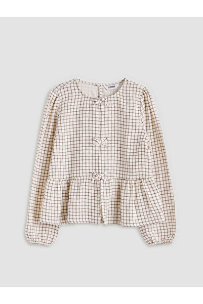 LC Waikiki Timeless Clothing & Timeless Choices Bow Detailed Checkered Embroi...