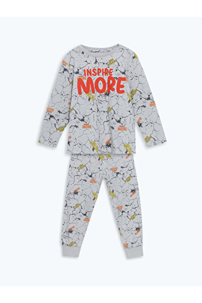 LC Waikiki Sparkling Choices from Shining Store Zero Roba Collar Boy's Pajama...