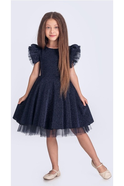 BEGONYA BEBECE KIDS Ασημί παιδικά βραδινά φορέματα αποφοίτησης, γενέθλια, γάμ...