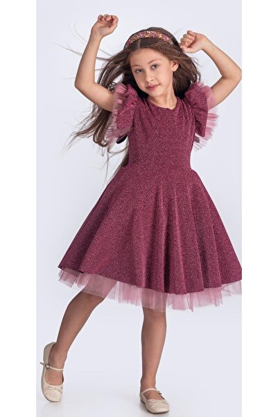 BEGONYA BEBECE KIDS Βραδινό φόρεμα για κορίτσια με γκλίτερ, για πρόσκληση σε ...