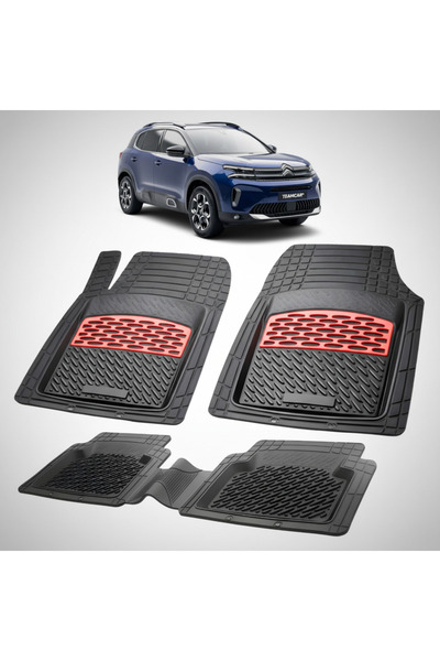 TEAMCAR Πατάκια αυτοκινήτου για Citroen C5 Aircross SUV Συμβατά με Facelift 2...