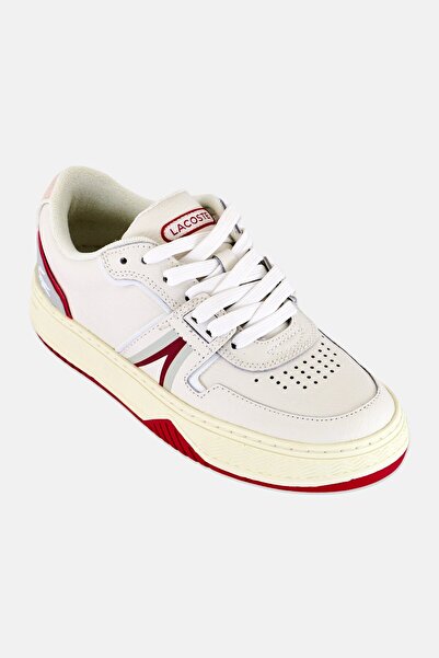 Lacoste Women Brand Logo Lace Up Casual Shoes, White