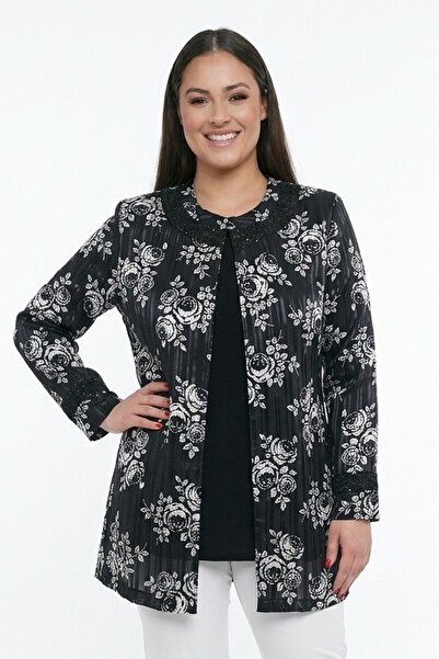 By Saygı Γυναικεία μπλούζα με μανίκια από λύκρα, με δαντέλα και λεπτομέρειες,...