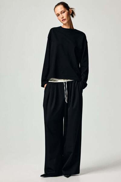 H&M Long-sleeved cotton top