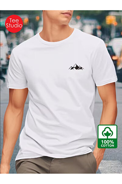 NOURAM Mountain Men'S Short Sleeve Print T-Shirt