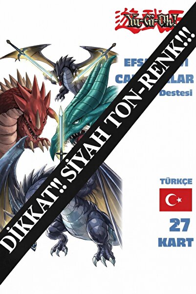 Cakmak Oyun Dukkani Türkçe KOYU TON - SİYAH RENK Efsanevi Canavarlar Destesi ...