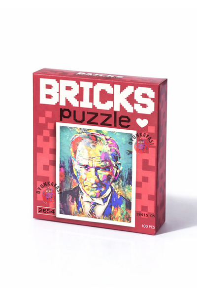 OYUNKAFASI Atatürk Temalı 100 Parça Puzzle | 10x15 cm Mini Puzzle | Eğitici &...