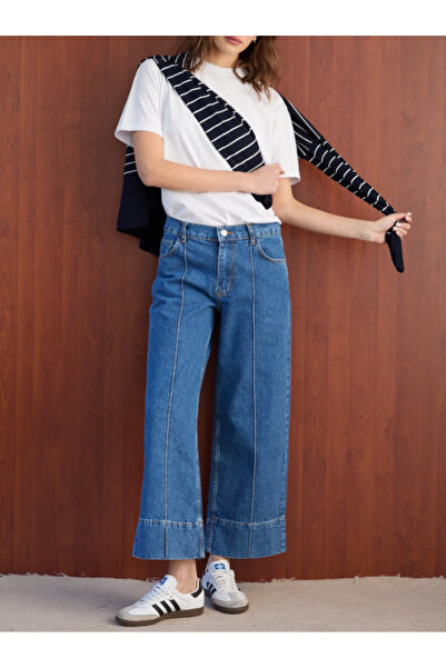 TUGBA COLLECTION YENİ SEZON ÇİMALI DENİM PANTOLON
