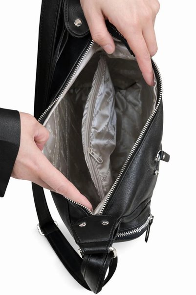 Trend Hanım Miami Polo Club - Shoulder Bag Cylinder Model, Multi-Compartment Faux Leather Baguette Bag Model: (1412)
