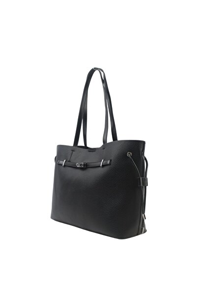 Carino شنطة كتف نسائية انيق، تتميز بخامة فاخرة وجودة عالية، لون اسود