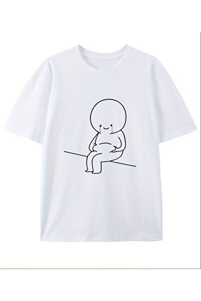 NOURAM Pure Short-Sleeve Shirt for Summer, Feeling Sad about Gaining Weight, ...