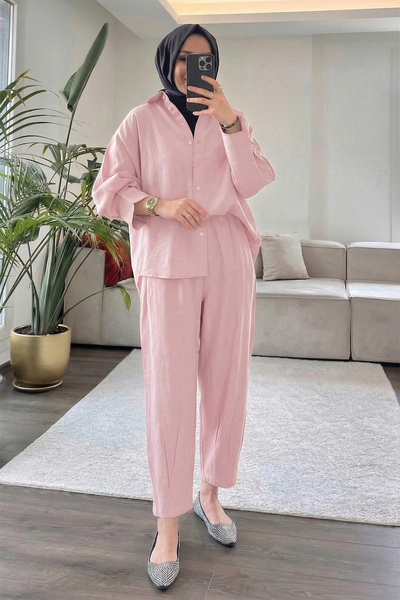 Suede Style 5629 - طقم نسائي أنيق ومريح من قماش مودال ناعم