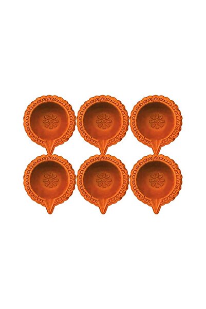 Silverline Silver Line Plain Diya 6pcs Set Assorted