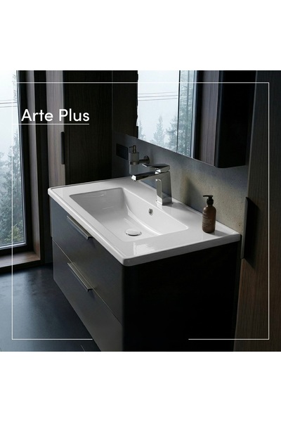 TURKUAZSERAMİK Cerastyle Arte Plus 75 x 45 cm Dolap Uyumlu Lavabo