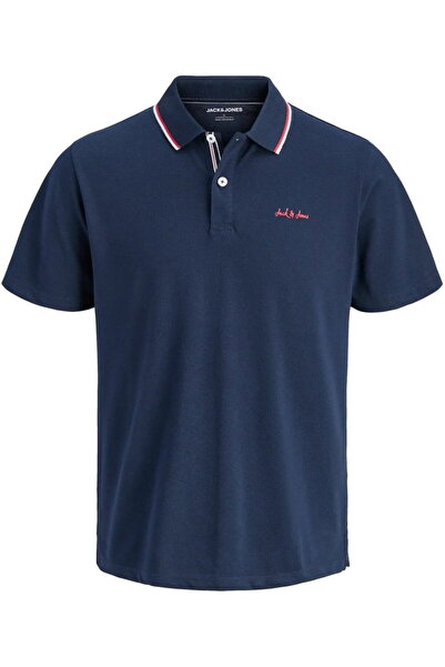 Jack & Jones JACK &JONES Blaze Polo PLS μπλουζάκι - 12289706-Ναυτικό Μπλέιζερ